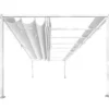 Paragon Pergola En Aluminium Effet Bois Florence 17,67 M² -Jardelix Soldes Magasin pergola aluminium effet bois florence 17m2 blanc