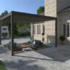 Pergola Bioclimatique Ombréa En Aluminium 4 X 4 M Autoportée - Anthracite -Jardelix Soldes Magasin pergola bioclimatique 4x4m anthracite ombrea 15 728486