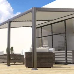 Pergola Bioclimatique Adossée En Aluminium 3 X 4 M - Brisbane