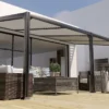 Pergola Bioclimatique Adossée En Aluminium 3 X 6 M - Canberra