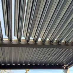 Pergola Bioclimatique En Aluminium 4 X 3 M – Event -Jardelix Soldes Magasin pergola bioclimatique manuelle aluminium 3x4m event 2