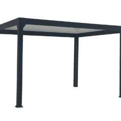 Pergola Bioclimatique Motorisée Aluminium Autoportée – Actual 4 X 3 M -Jardelix Soldes Magasin pergola bioclimatique motorisee autoportante actual 4x3 greenoutside