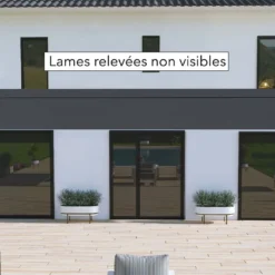 Pergola Bioclimatique En Aluminium Lames Orientables Ombréa - 12 M² -Jardelix Soldes Magasin pergola lames orientables invisibles 15 728226