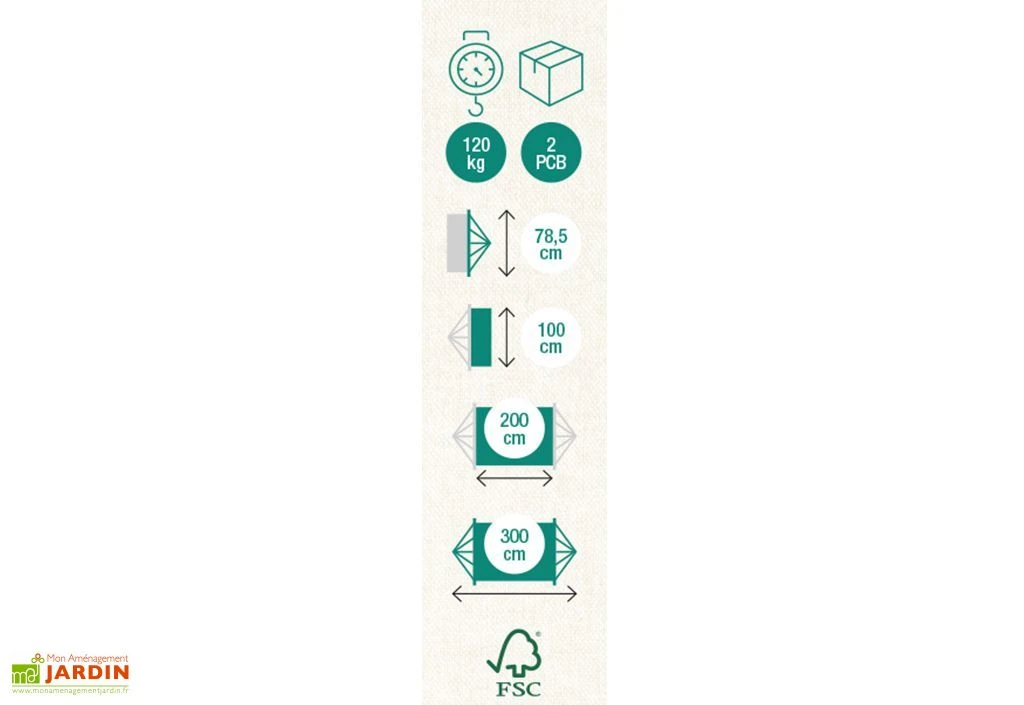 Set Hamac Avec Support En Métal Latina Rouge Orange Ecru 5 Set Hamac Avec Support En Métal Latina Rouge Orange Ecru – Image 3