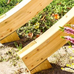 Arche De Jardin En Bois Traité - 245 X 29 X 221 Cm -Jardelix Soldes Magasin pieds arche en bois