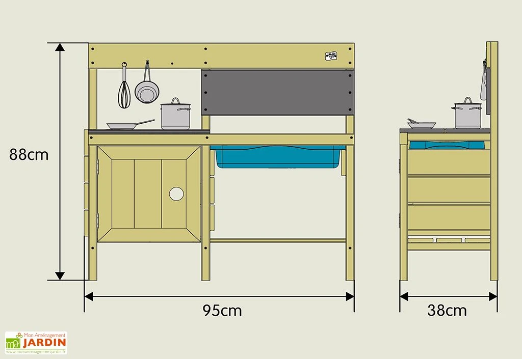Cuisine En Bois : Plaque De Cuisson, évier Et Four – TP Happy Chef 8 Cuisine En Bois : Plaque De Cuisson, évier Et Four – TP Happy Chef – Image 6