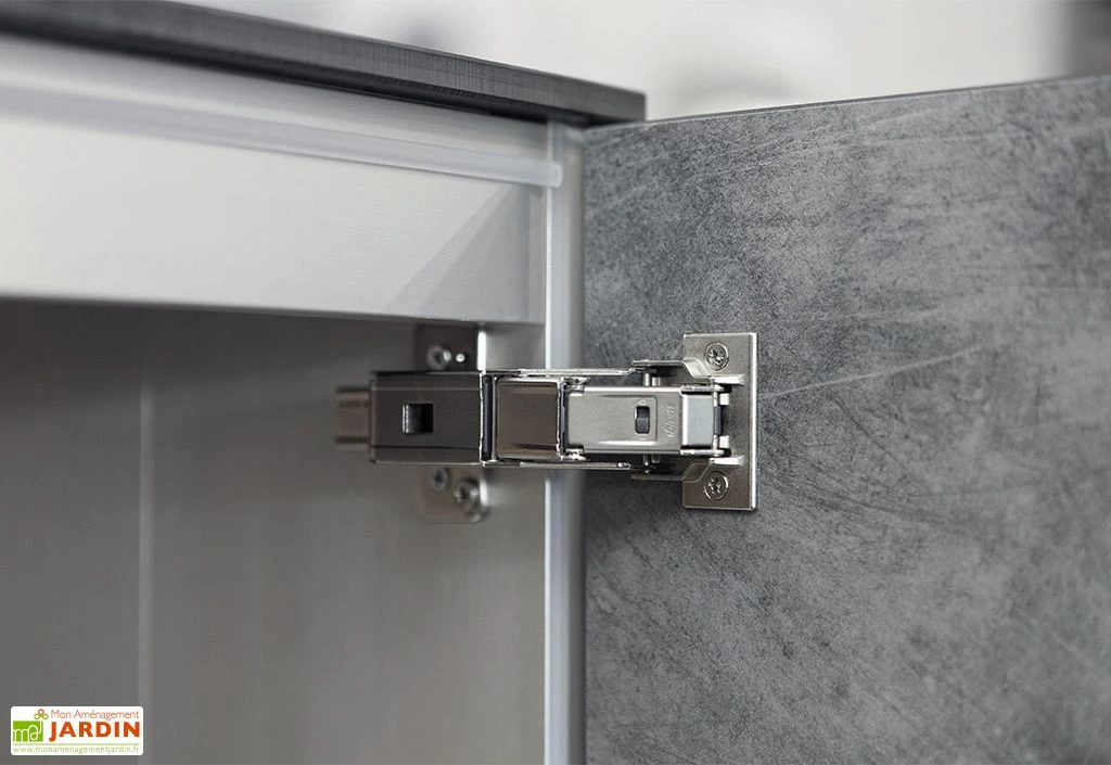 Cuisine Extérieure En Bois Et Aluminium 282 X 61 Cm Statuario 7 Cuisine Extérieure En Bois Et Aluminium 282 X 61 Cm Statuario – Image 5