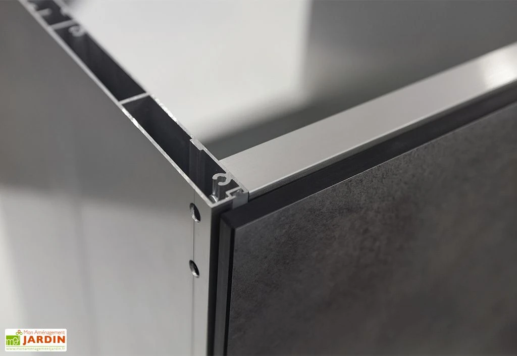 Cuisine Extérieure En Bois Et Aluminium 282 X 61 Cm Statuario 5 Cuisine Extérieure En Bois Et Aluminium 282 X 61 Cm Statuario – Image 3