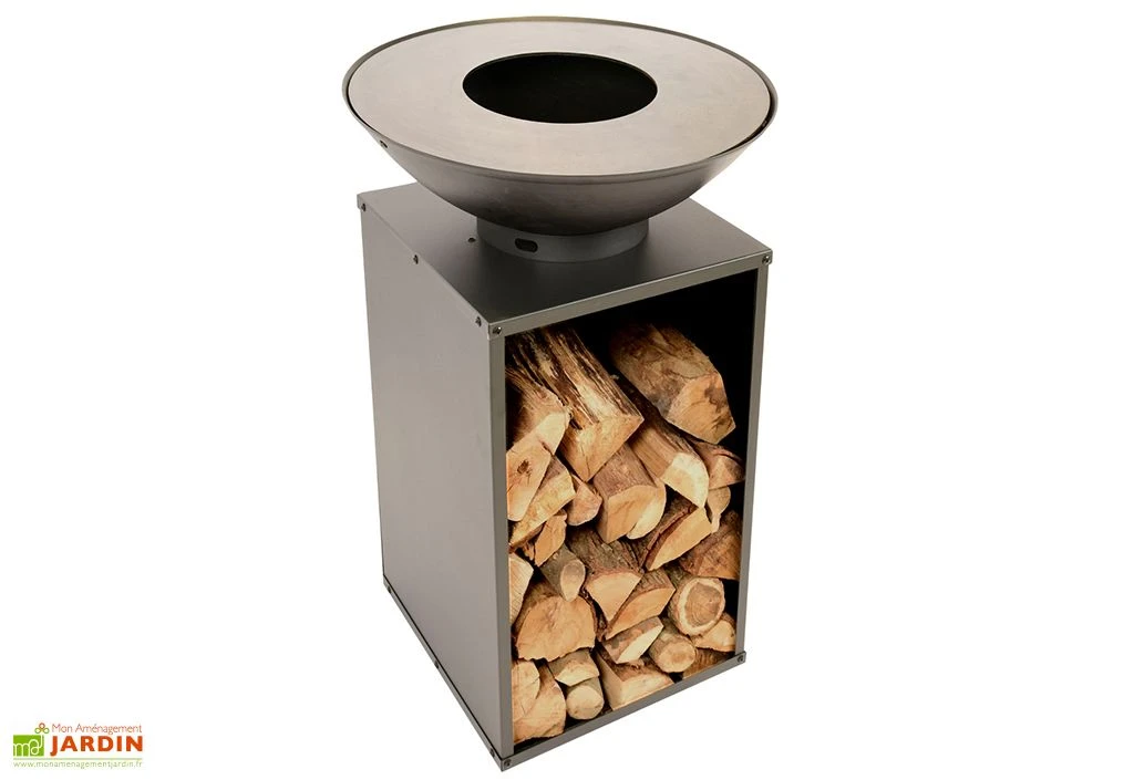 Braséro Plancha D’extérieur Avec Plaque De Cuisson En Acier - ø 60 Cm 5 Braséro Plancha D’extérieur Avec Plaque De Cuisson En Acier - ø 60 Cm – Image 3