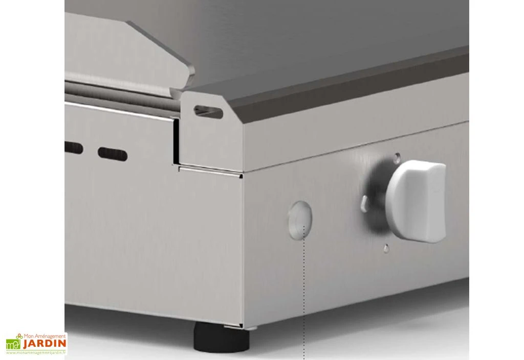 Plancha Gaz Inox CHEF 55 XL + Chariot Ouvert (Pack Complet) 7 Plancha Gaz Inox CHEF 55 XL + Chariot Ouvert (Pack Complet) – Image 5