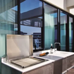 Plancha Gaz Inox Encastrable 79x40 Cm – OASI 80 -Jardelix Soldes Magasin plancha encastrable oasi 2 2