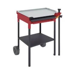 Plancha Gaz Sur Chariot Acier Au Carbone 58 X 43 Cm
