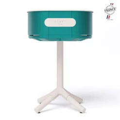 Braséro Sur Pieds En Fonte D’aluminium - Sam -Jardelix Soldes Magasin plancha inox sur pieds turquoise