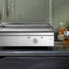 Plancha électrique En Inox 2080 W Avec Housse De Protection - 54 X 50 X 20 Cm -Jardelix Soldes Magasin plancha lisse elctrique copie
