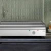 Plancha électrique En Inox 3120 W Avec Housse De Protection - 81 X 50 X 20 Cm -Jardelix Soldes Magasin plancha lisse inox copie