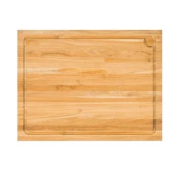 Planche à Découper En Teck Pour Cuisine Indu+ 52 X 40 Cm