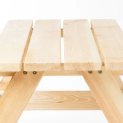 Pinolino Table De Pique-nique En Bois Pour Enfant – Nicky Maxi -Jardelix Soldes Magasin plateau table pique nique enfant bois
