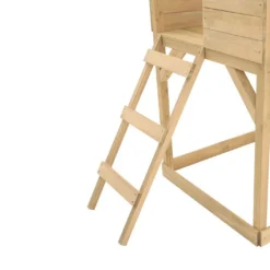 Aire De Jeux En Bois Toboggan, Cabane Et Bac à Sable – TP Treehouse -Jardelix Soldes Magasin plateforme aire de jeux bois tp treehouse