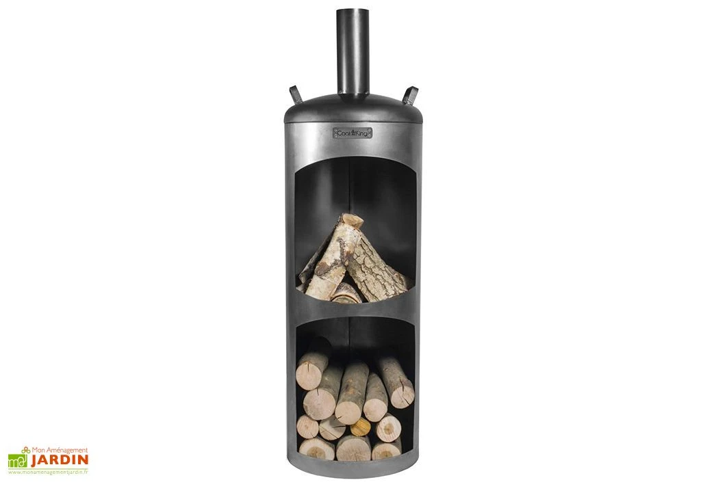 Braséro Cheminée D'Extérieur En Acier Faro - 40 X 130 Cm 3 Braséro Cheminée D'Extérieur En Acier Faro - 40 X 130 Cm