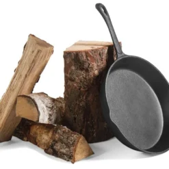 Poêle En Fonte Naturelle - 3 Dimensions 7 Poêle En Fonte Naturelle - 3 Dimensions -Jardelix Soldes Magasin poele fonte 4 dimensions cuisson 2