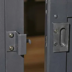 Pavillon De Jardin Fermé En Aluminium Et Acier Galvanisé Charleston 14,7 M² -Jardelix Soldes Magasin porte pavillon jardin ferme metal charleston 14m2