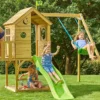 Aire De Jeux En Bois : Cabane, Toboggan Et Portique – TP Treehouse 1 Aire De Jeux En Bois : Cabane, Toboggan Et Portique – TP Treehouse -Jardelix Soldes Magasin portique balanc oire aire de jeux