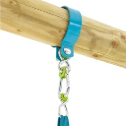 Portique En Bois Avec Balançoire Et Toboggan - Robin -Jardelix Soldes Magasin portique balancoire accroche metal