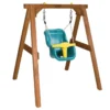 Axi Portique Balançoire Pour Bébé En Bois De Hemlock 2 Axi Portique Balançoire Pour Bébé En Bois De Hemlock -Jardelix Soldes Magasin portique bebe brun bois imputrescible 120x103x134cm 1