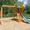 KidKraft Portique En Bois Ainsley Balançoires, Toboggan, Escalade