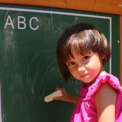 KidKraft Portique En Bois Ainsley Balançoires, Toboggan, Escalade -Jardelix Soldes Magasin portique bois enfant balancoires toboggan mur escalade 2