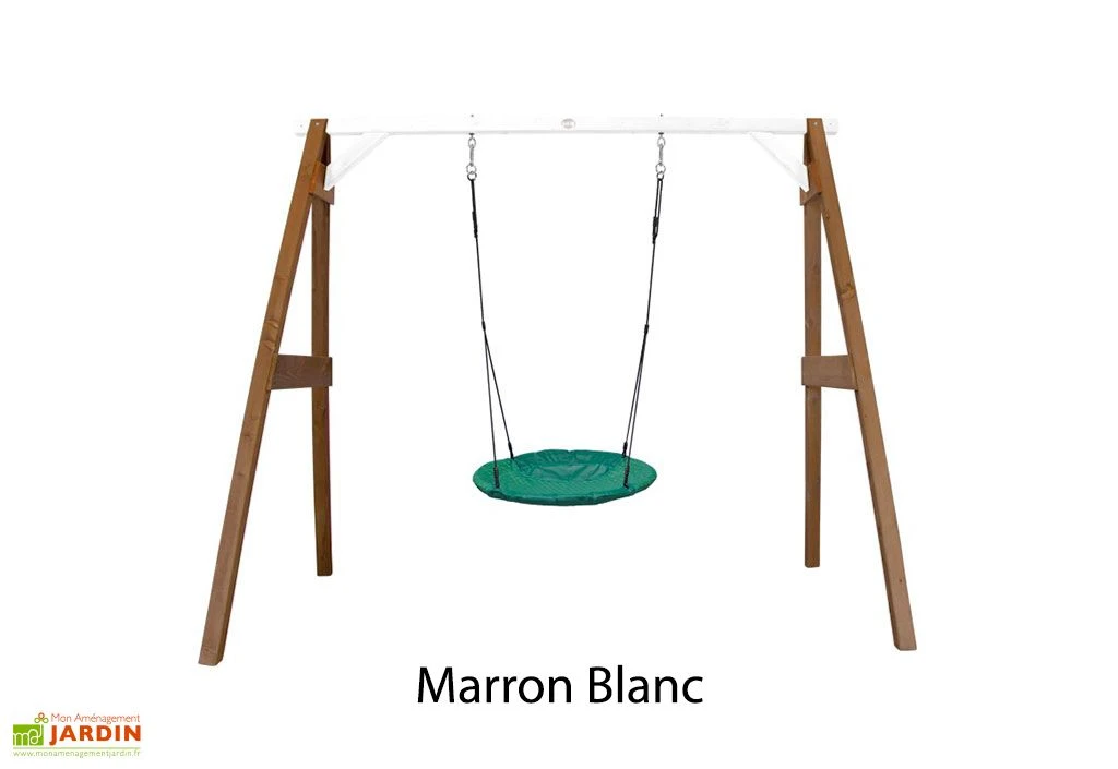 Axi Portique En Bois De Hemlock Avec Balançoire Nid D’Oiseau 7 Axi Portique En Bois De Hemlock Avec Balançoire Nid D’Oiseau – Image 5