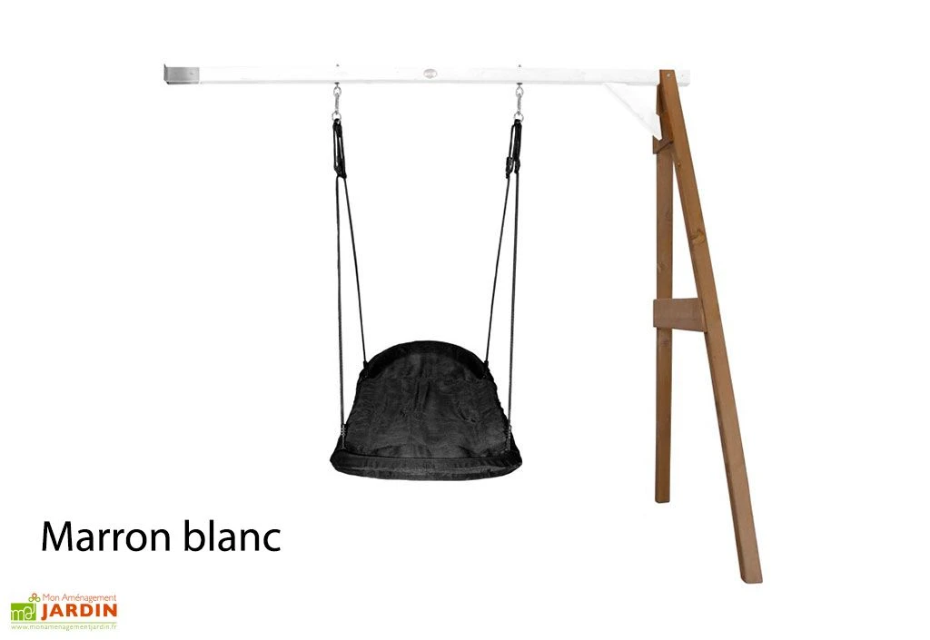 Axi Portique En Bois Mural Balançoire Nid D’Oiseau Ovale 8 Axi Portique En Bois Mural Balançoire Nid D’Oiseau Ovale – Image 6