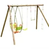 Portique Bois 1 Balançoire 1 échelle 1 Trapèze 1 Balancelle - Juliette -Jardelix Soldes Magasin portique juliette balancoire balancelle trapeze echelle 1