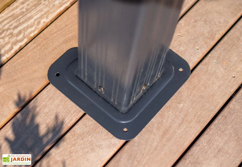 Tonnelle En Aluminium Autoportée 6 X 3,5 M Avec Toiture Acier - Marsala 8 Tonnelle En Aluminium Autoportée 6 X 3,5 M Avec Toiture Acier - Marsala – Image 6