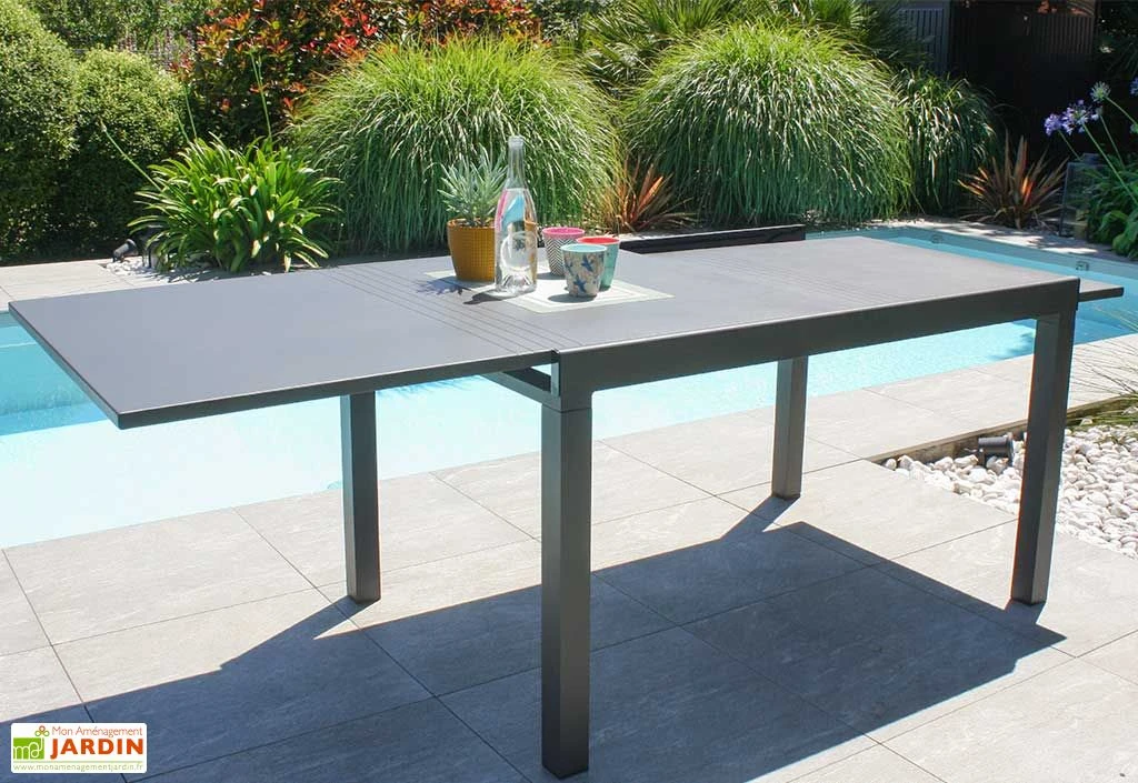 Table De Jardin Extensible En Aluminium Gaston – 135/270 Cm 5 Table De Jardin Extensible En Aluminium Gaston – 135/270 Cm – Image 3