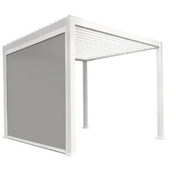 Store Latéral Enroulable Pour Pergola Bioclimatique Ombrea – 4 M -Jardelix Soldes Magasin rideau store lateral pergola ombrea 4m