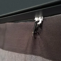 Rideaux En Polyester Pour Pergola Dallas Palram – Lot De 4 -Jardelix Soldes Magasin rideaux pergola dallas palram 2