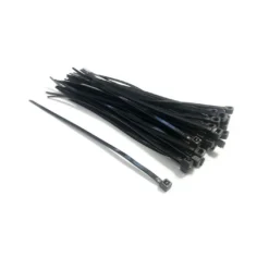 Colliers De Serrage En Plastique Noir Pour Canisse Et Clôture X50