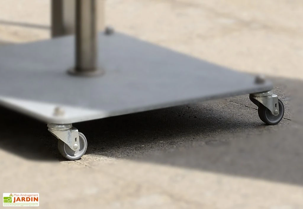 Roues Pivotantes Pour Socle En Aluminium Parasol Rond P50 Prostor 3 Roues Pivotantes Pour Socle En Aluminium Parasol Rond P50 Prostor