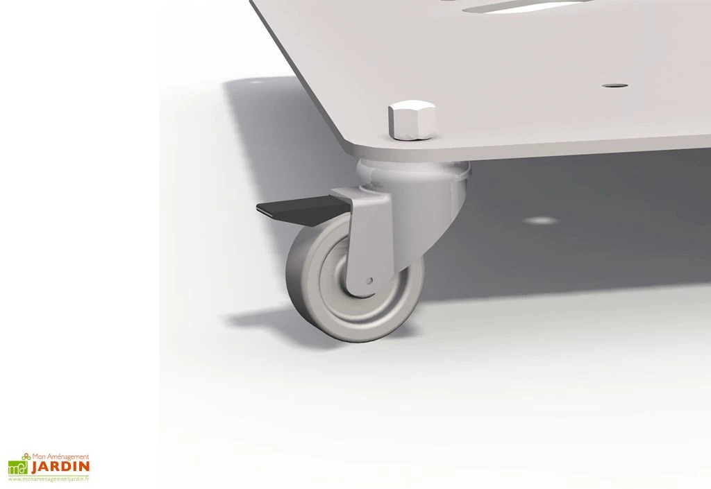 Roues Pivotantes Pour Socle En Aluminium Parasol Rond P50 Prostor 4 Roues Pivotantes Pour Socle En Aluminium Parasol Rond P50 Prostor – Image 2
