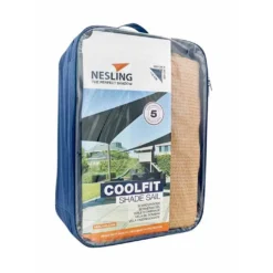 Nesling Voile D’ombrage Triangulaire En Polyéthylène Coolfit – 5 X 7,1 M 11 Nesling Voile D’ombrage Triangulaire En Polyéthylène Coolfit – 5 X 7,1 M -Jardelix Soldes Magasin sac rangement toile coolfit