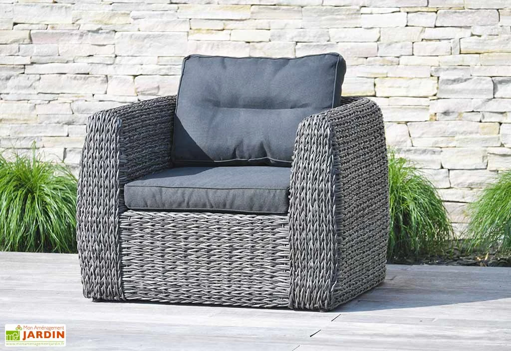 Salon De Jardin Bahamas : 1 Banquette + 2 Fts + 1 Table + 1 Desserte 5 Salon De Jardin Bahamas : 1 Banquette + 2 Fts + 1 Table + 1 Desserte – Image 3