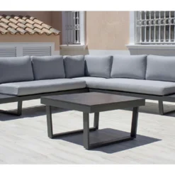 Hevea Salon De Jardin Bas En Aluminium Loira – 5 Places