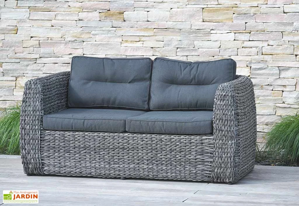 Salon De Jardin Bahamas : 1 Banquette + 2 Fts + 1 Table + 1 Desserte 4 Salon De Jardin Bahamas : 1 Banquette + 2 Fts + 1 Table + 1 Desserte – Image 2