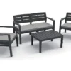 Salon De Jardin Java : 1 Sofa 2 Pl + 2 Fts + 1 Table -Jardelix Soldes Magasin salon de jardin sofa fauteuils table basse