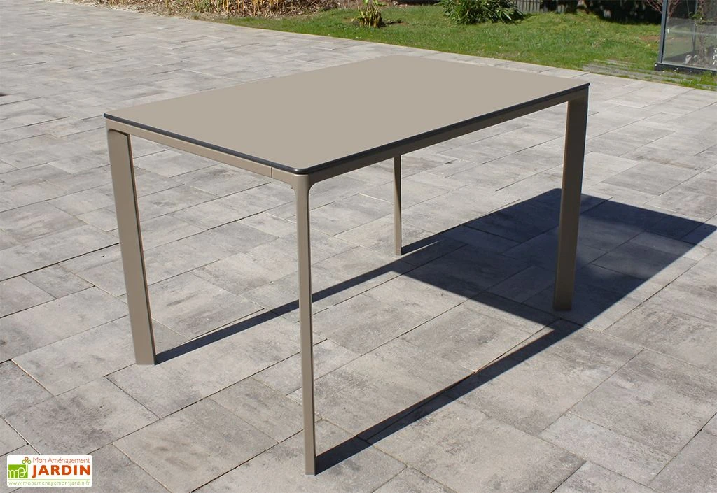 Salon De Jardin : 1 Table Aluminium 120 X 80 Cm + 4 Chaises – Park 8 Salon De Jardin : 1 Table Aluminium 120 X 80 Cm + 4 Chaises – Park – Image 6