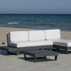 Hevea Salon De Jardin 3 Places En Aluminium - Menfis