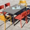 Salon De Jardin : 1 Table 160 X 90 Cm + 4 Chaises + 2 Fauteuils – Town -Jardelix Soldes Magasin salon jardin alu 6 places meet town