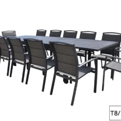 Salon De Jardin Aluminium Modulo Gris Anthracite (TB + FT) 12 Salon De Jardin Aluminium Modulo Gris Anthracite (TB + FT) -Jardelix Soldes Magasin salon jardin aluminium gris anthracite modulo 4 12 personnes 5