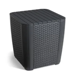 Keter Salon De Jardin En Résine Tressée 2 Places - Iowa 11 Keter Salon De Jardin En Résine Tressée 2 Places - Iowa -Jardelix Soldes Magasin salon jardin iowa anth table coffre